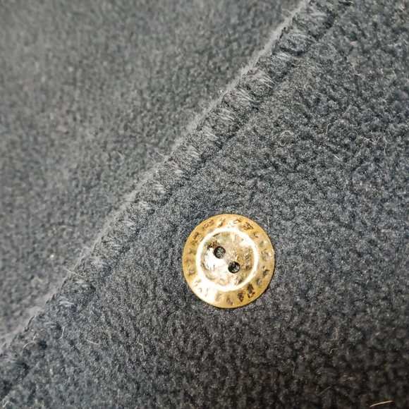 ❤️L.L. BEAN VINTAGE WOMEN'S SIZE XL BLUE FULL FRONT METAL BUTTON FLEECE JA… - Picture 3 of 4